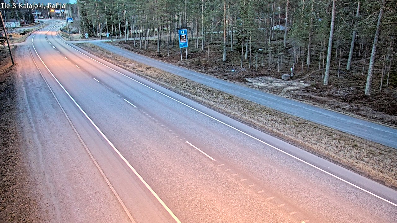 Kelikamerat Kuva Tie 8 Kalajoki, Rahja, Kalajoki, Pohjois-Pohjanmaa