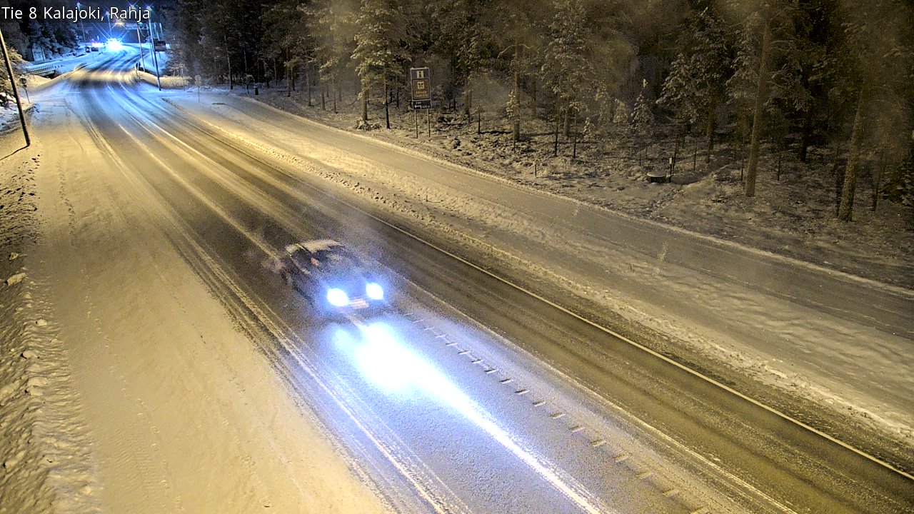 Weather Camera Image Väg 8 Kalajoki, Rahja, Kalajoki, Pohjois-Pohjanmaa