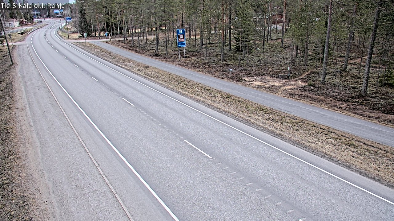 Weather Camera Image Road 8 Kalajoki, Rahja, Kalajoki, Pohjois-Pohjanmaa