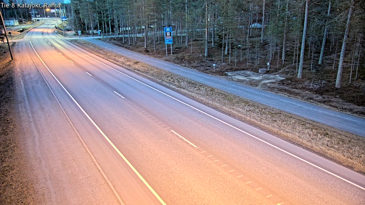 Weather Camera Image Road 8 Kalajoki, Rahja, Kalajoki, Pohjois-Pohjanmaa