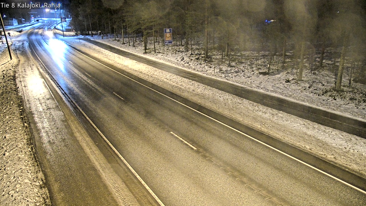 Weather Camera Image Väg 8 Kalajoki, Rahja, Kalajoki, Pohjois-Pohjanmaa