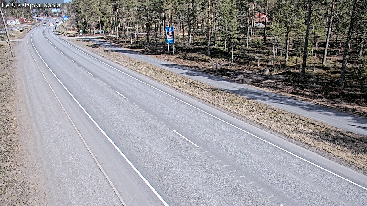 Kelikamerat Kuva Tie 8 Kalajoki, Rahja, Kalajoki, Pohjois-Pohjanmaa