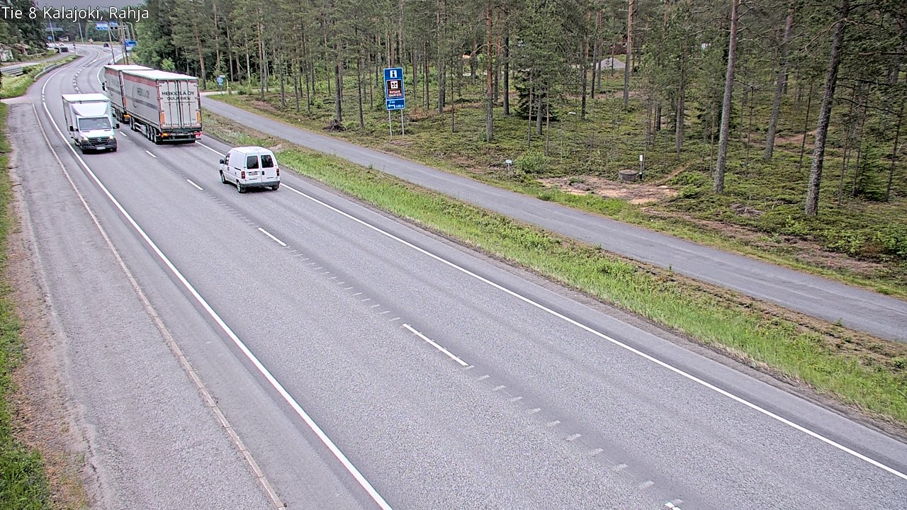 Kelikamerat Kuva Tie 8 Kalajoki, Rahja, Kalajoki, Pohjois-Pohjanmaa