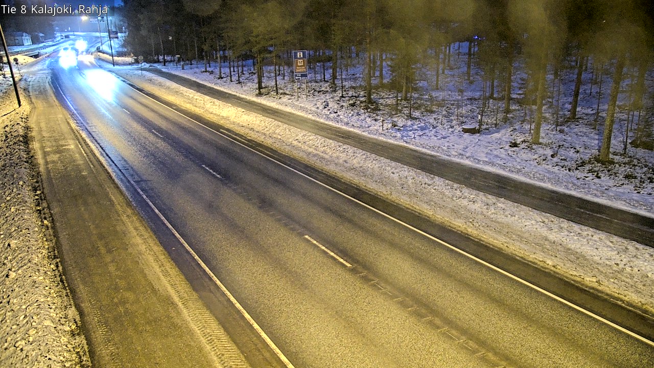 Weather Camera Image Road 8 Kalajoki, Rahja, Kalajoki, Pohjois-Pohjanmaa