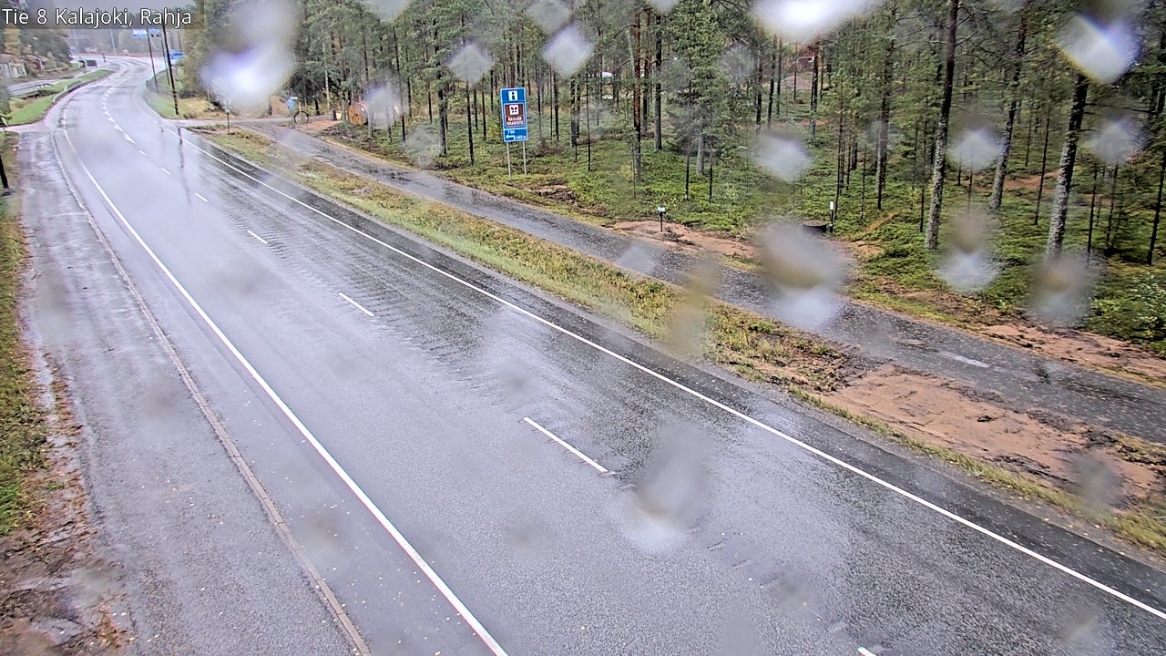 Weather Camera Image Road 8 Kalajoki, Rahja, Kalajoki, Pohjois-Pohjanmaa