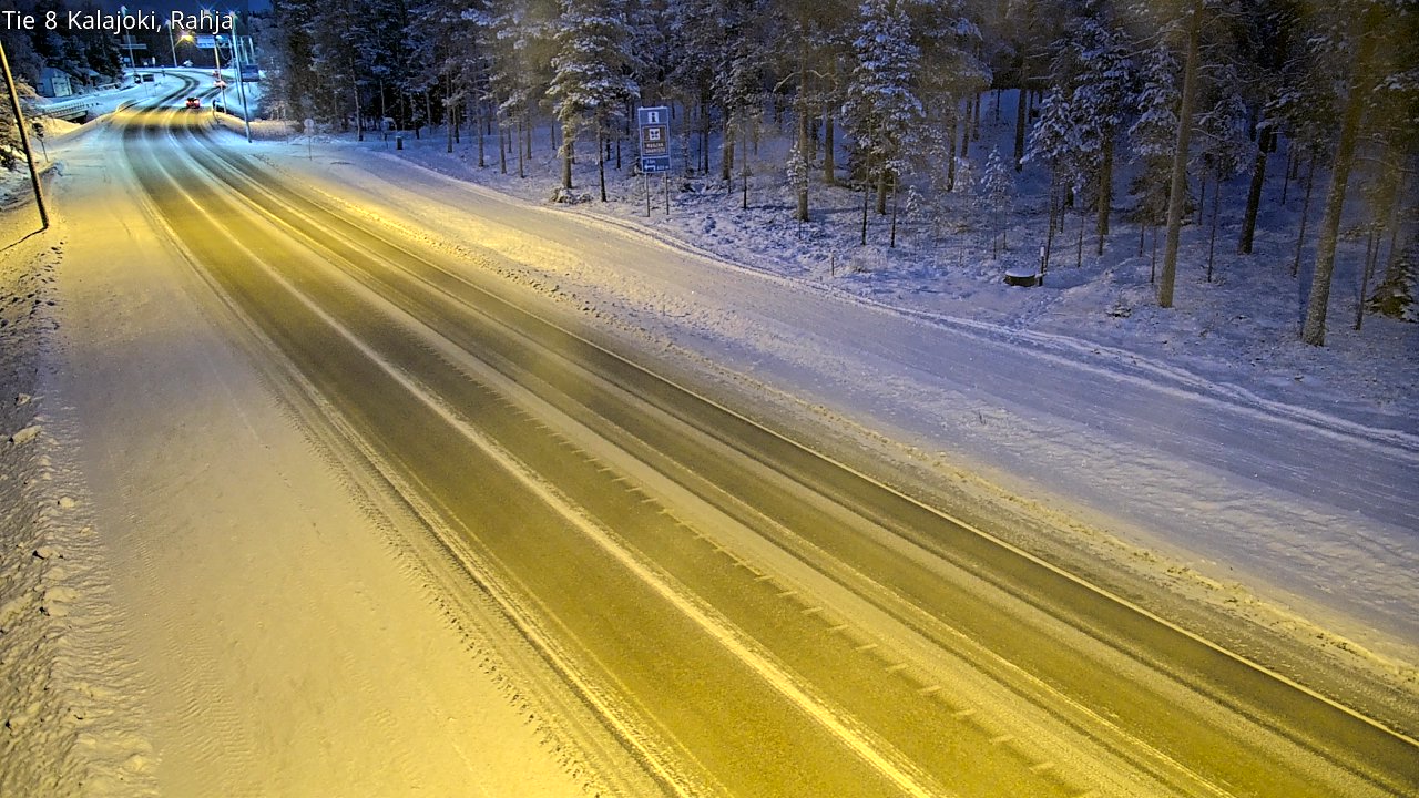 Weather Camera Image Road 8 Kalajoki, Rahja, Kalajoki, Pohjois-Pohjanmaa