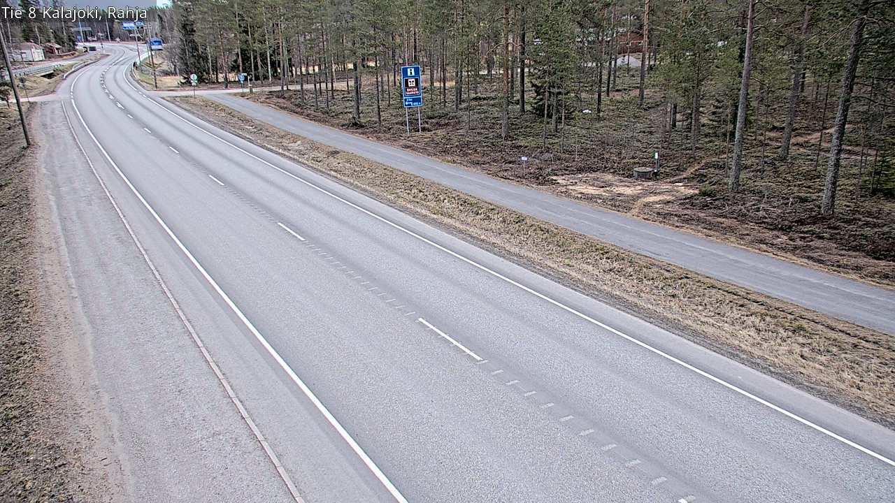 Weather Camera Image Road 8 Kalajoki, Rahja, Kalajoki, Pohjois-Pohjanmaa