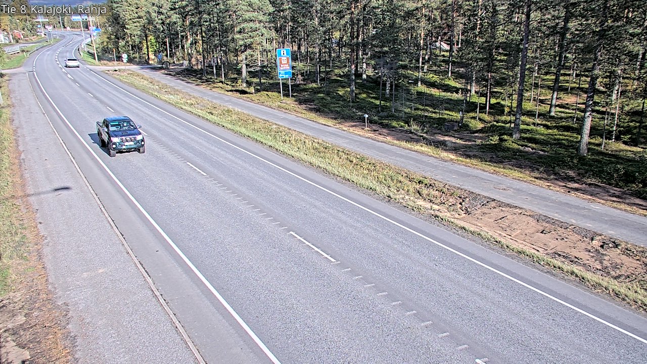 Kelikamerat Kuva Tie 8 Kalajoki, Rahja, Kalajoki, Pohjois-Pohjanmaa