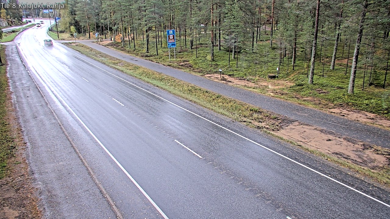 Weather Camera Image Road 8 Kalajoki, Rahja, Kalajoki, Pohjois-Pohjanmaa