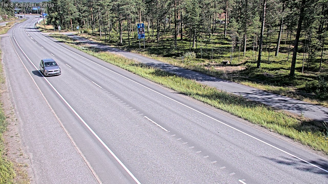 Kelikamerat Kuva Tie 8 Kalajoki, Rahja, Kalajoki, Pohjois-Pohjanmaa