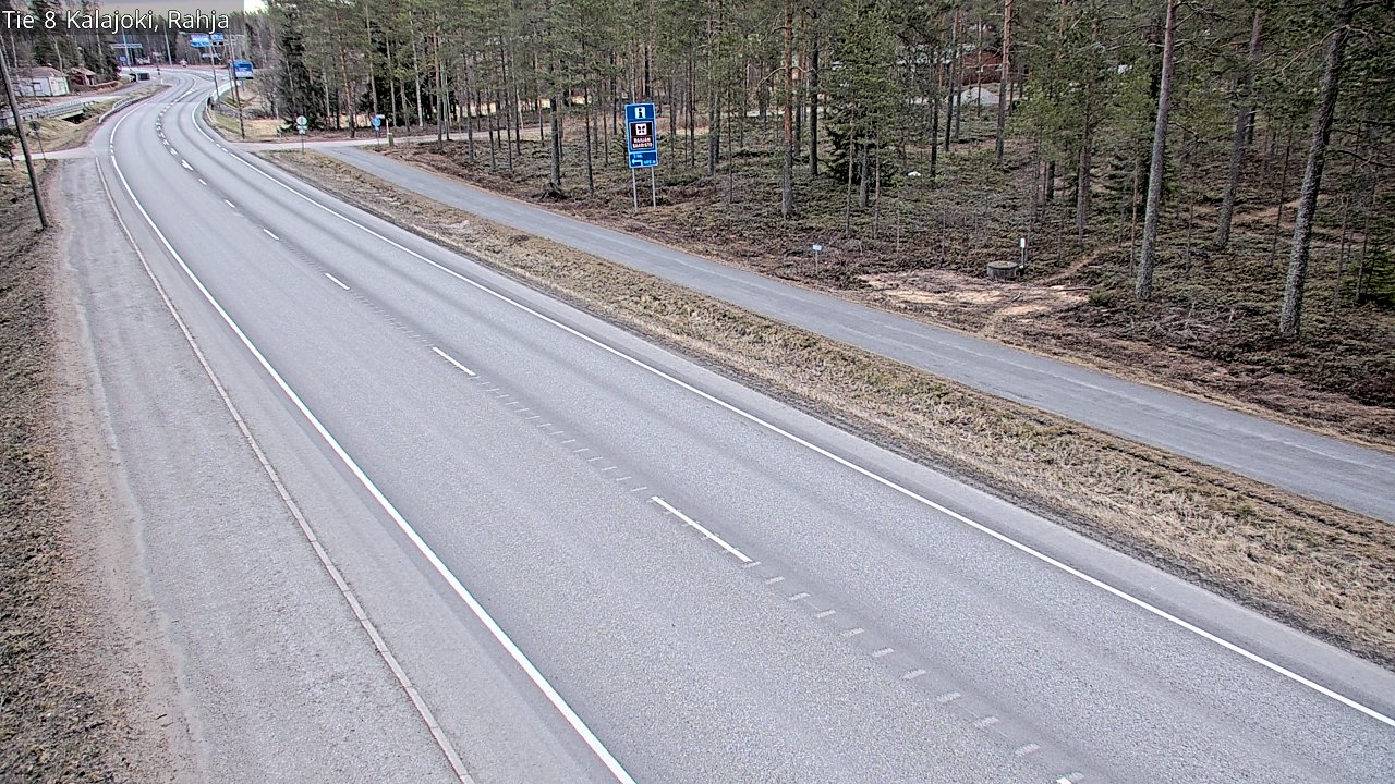 Weather Camera Image Road 8 Kalajoki, Rahja, Kalajoki, Pohjois-Pohjanmaa