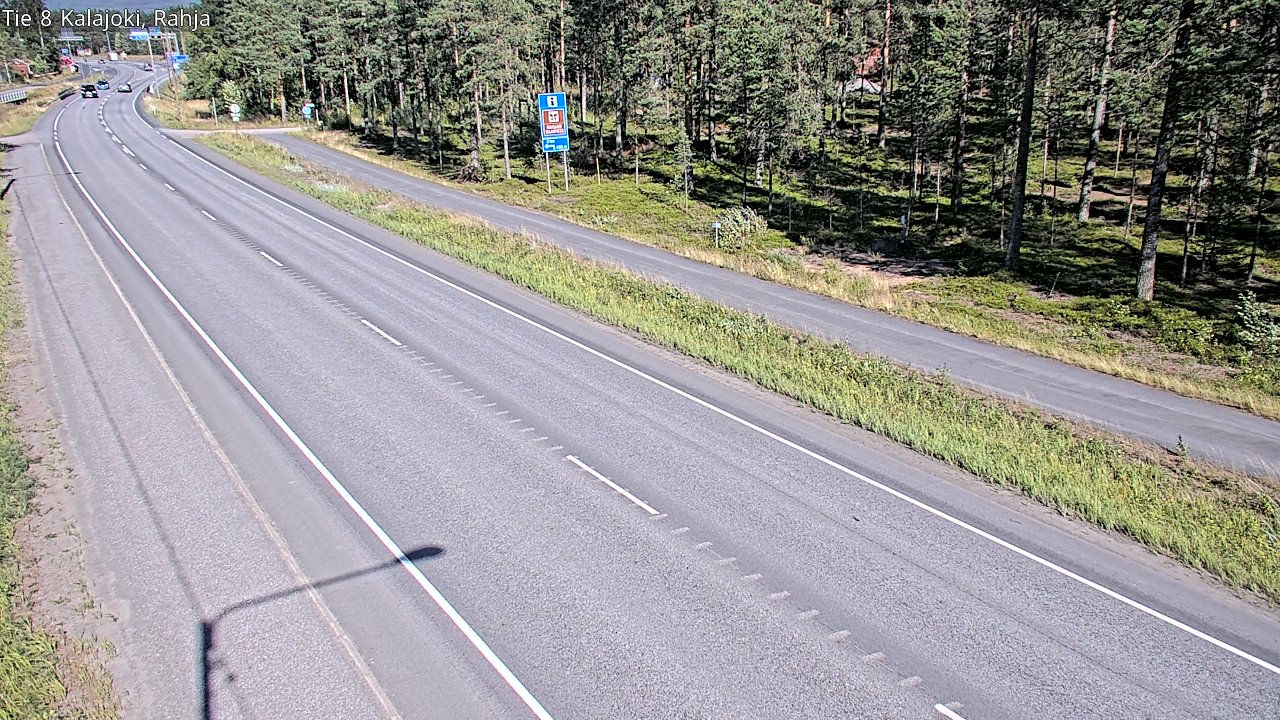 Kelikamerat Kuva Tie 8 Kalajoki, Rahja, Kalajoki, Pohjois-Pohjanmaa