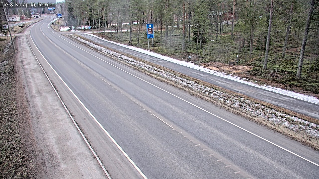 Kelikamerat Kuva Tie 8 Kalajoki, Rahja, Kalajoki, Pohjois-Pohjanmaa