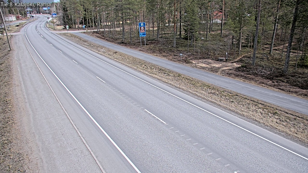 Weather Camera Image Road 8 Kalajoki, Rahja, Kalajoki, Pohjois-Pohjanmaa