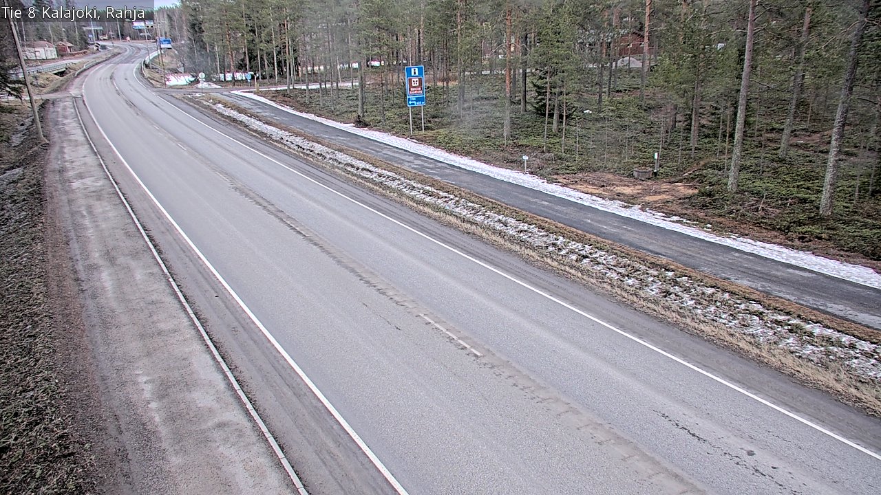 Kelikamerat Kuva Tie 8 Kalajoki, Rahja, Kalajoki, Pohjois-Pohjanmaa