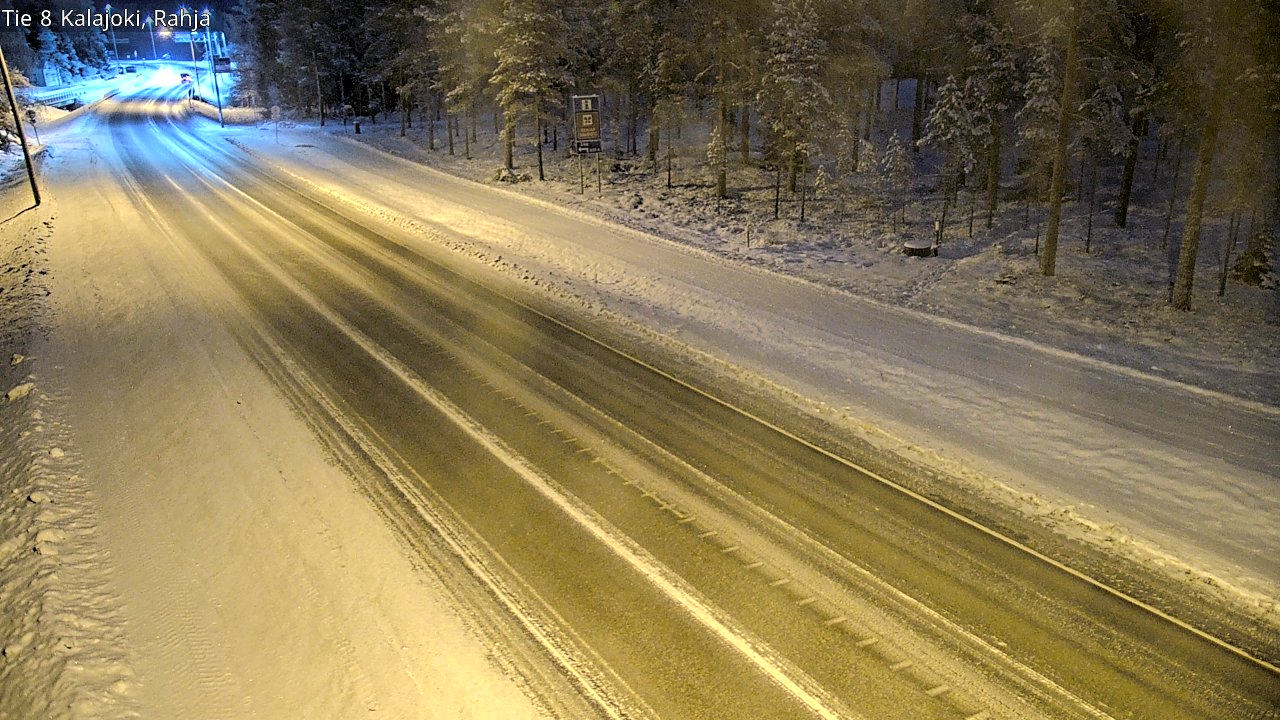 Weather Camera Image Väg 8 Kalajoki, Rahja, Kalajoki, Pohjois-Pohjanmaa