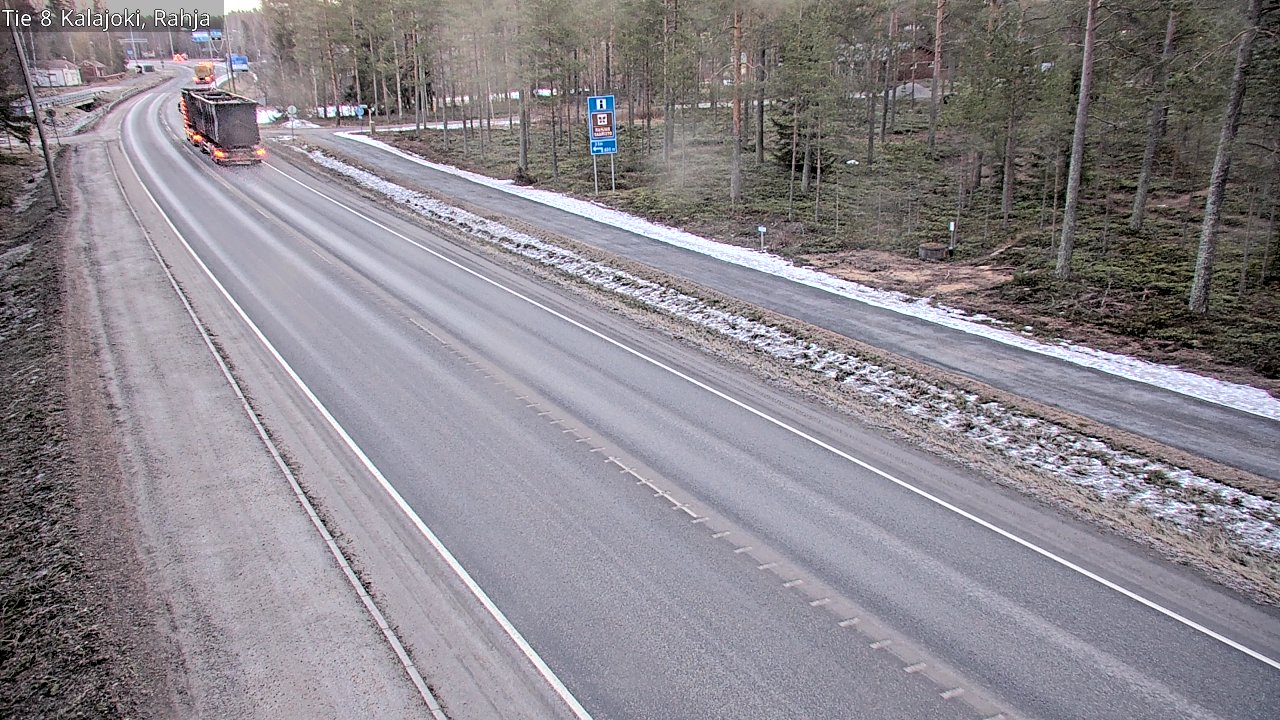 Kelikamerat Kuva Tie 8 Kalajoki, Rahja, Kalajoki, Pohjois-Pohjanmaa