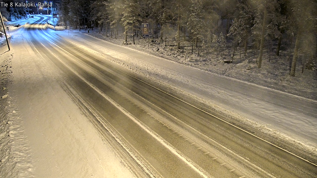 Weather Camera Image Väg 8 Kalajoki, Rahja, Kalajoki, Pohjois-Pohjanmaa