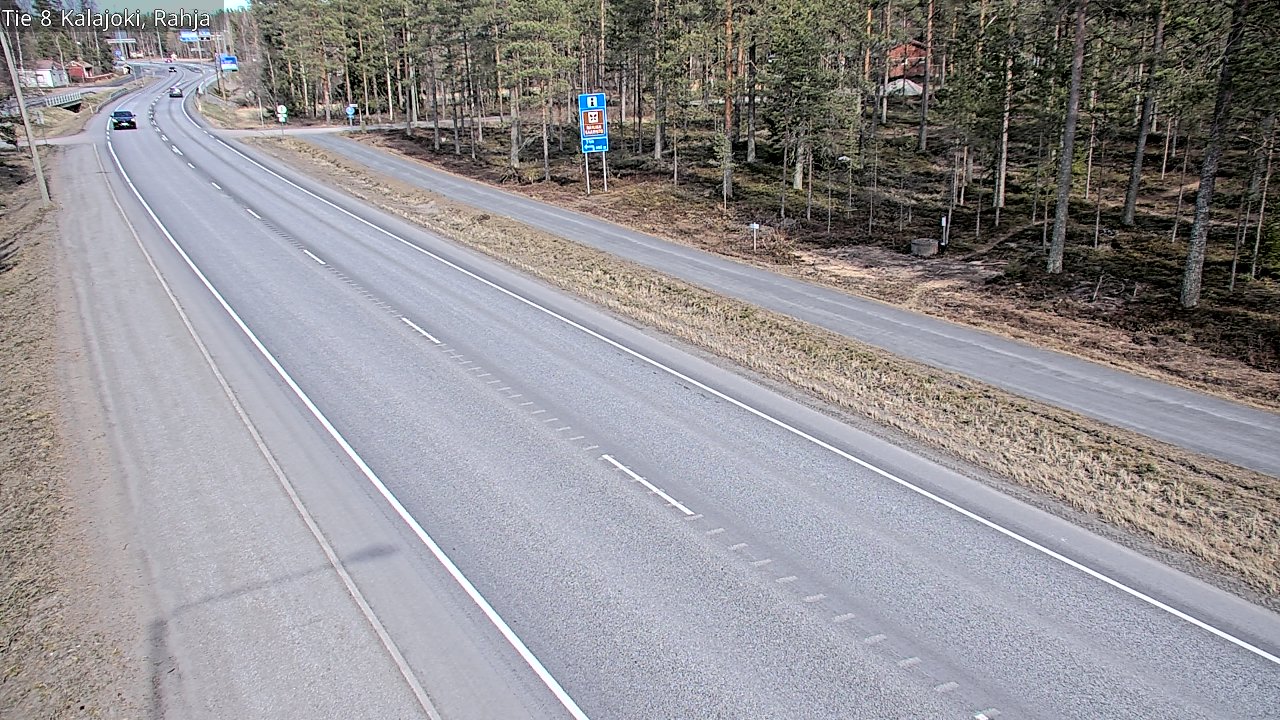 Kelikamerat Kuva Tie 8 Kalajoki, Rahja, Kalajoki, Pohjois-Pohjanmaa