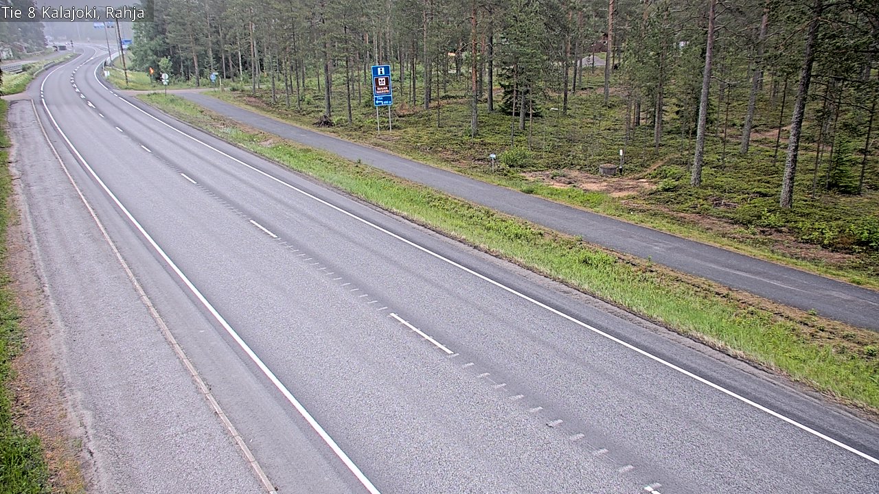 Kelikamerat Kuva Tie 8 Kalajoki, Rahja, Kalajoki, Pohjois-Pohjanmaa