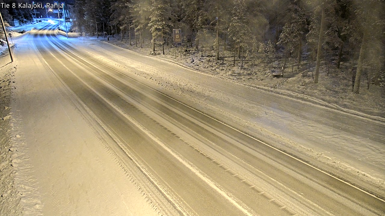 Weather Camera Image Road 8 Kalajoki, Rahja, Kalajoki, Pohjois-Pohjanmaa