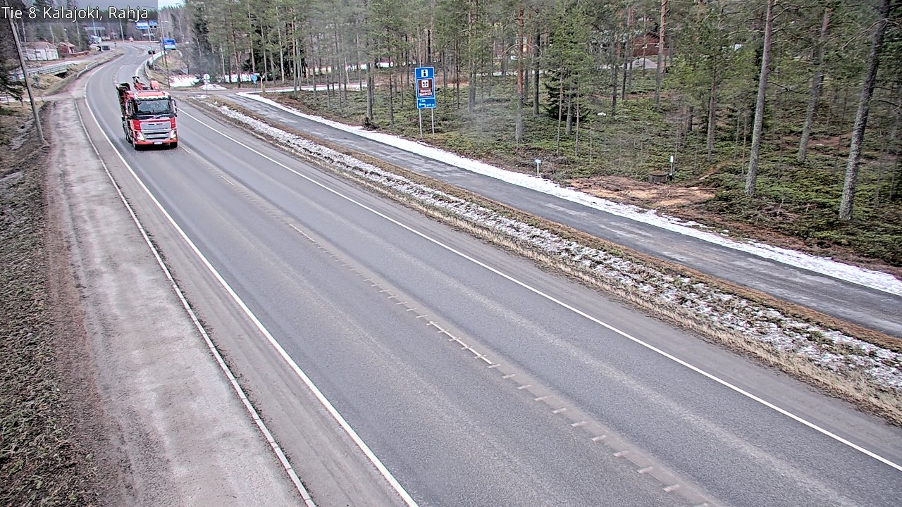 Kelikamerat Kuva Tie 8 Kalajoki, Rahja, Kalajoki, Pohjois-Pohjanmaa