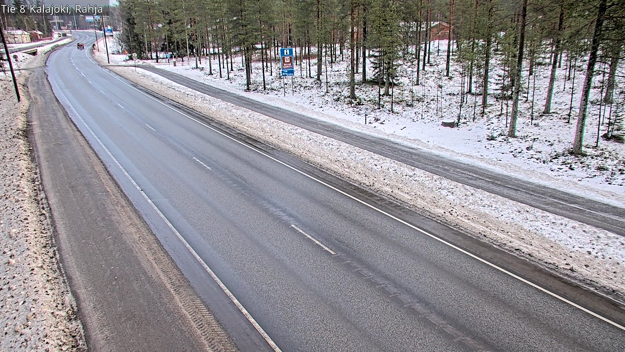 Weather Camera Image Road 8 Kalajoki, Rahja, Kalajoki, Pohjois-Pohjanmaa
