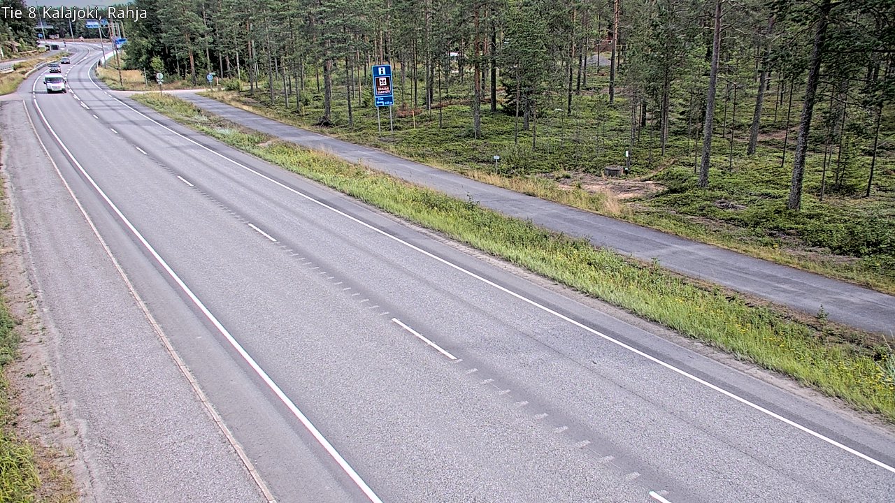 Weather Camera Image Road 8 Kalajoki, Rahja, Kalajoki, Pohjois-Pohjanmaa