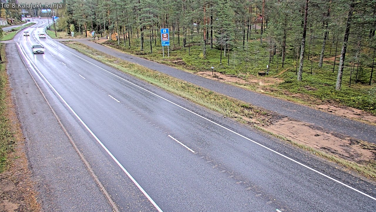 Weather Camera Image Road 8 Kalajoki, Rahja, Kalajoki, Pohjois-Pohjanmaa