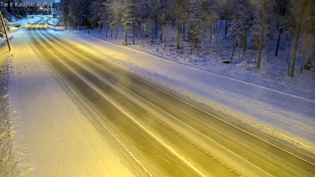 Weather Camera Image Road 8 Kalajoki, Rahja, Kalajoki, Pohjois-Pohjanmaa