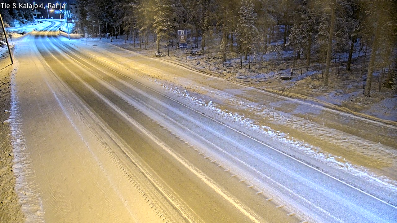 Weather Camera Image Road 8 Kalajoki, Rahja, Kalajoki, Pohjois-Pohjanmaa
