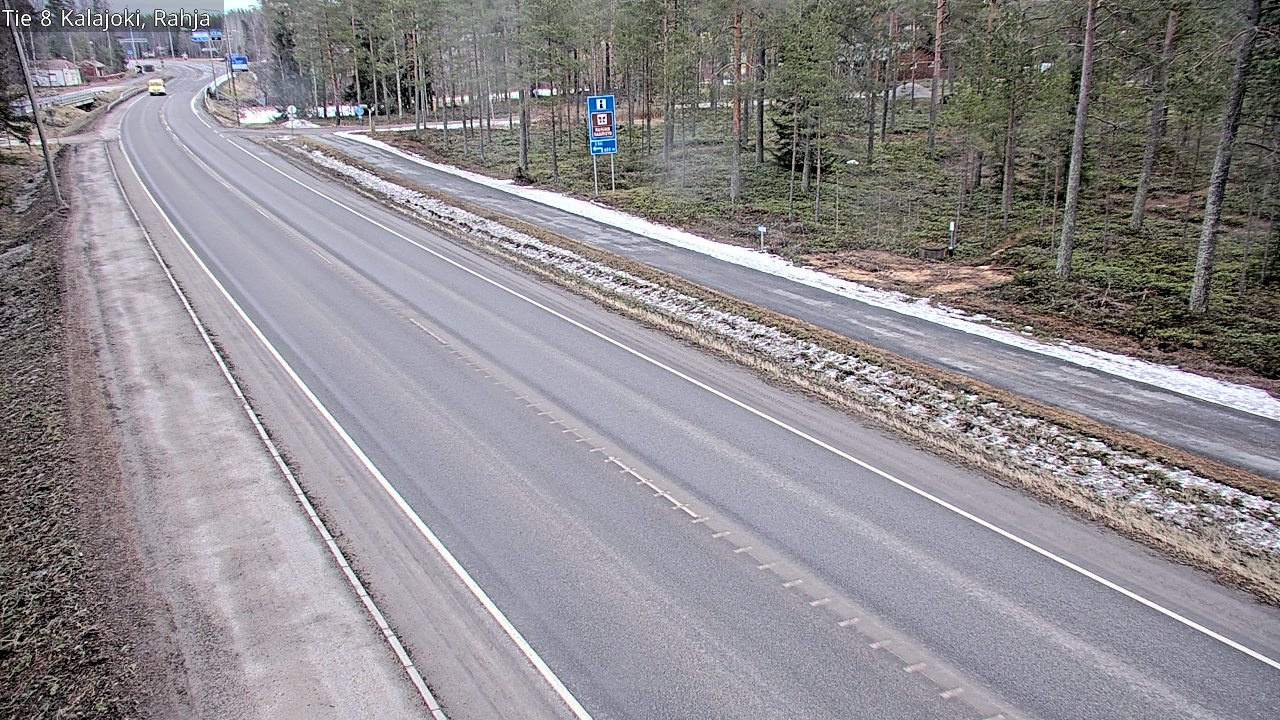 Kelikamerat Kuva Tie 8 Kalajoki, Rahja, Kalajoki, Pohjois-Pohjanmaa