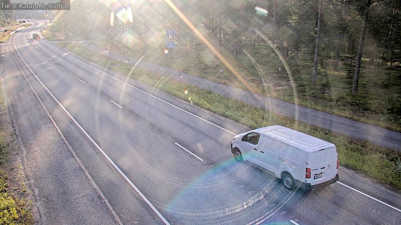 Weather Camera Image Road 8 Kalajoki, Rahja, Kalajoki, Pohjois-Pohjanmaa