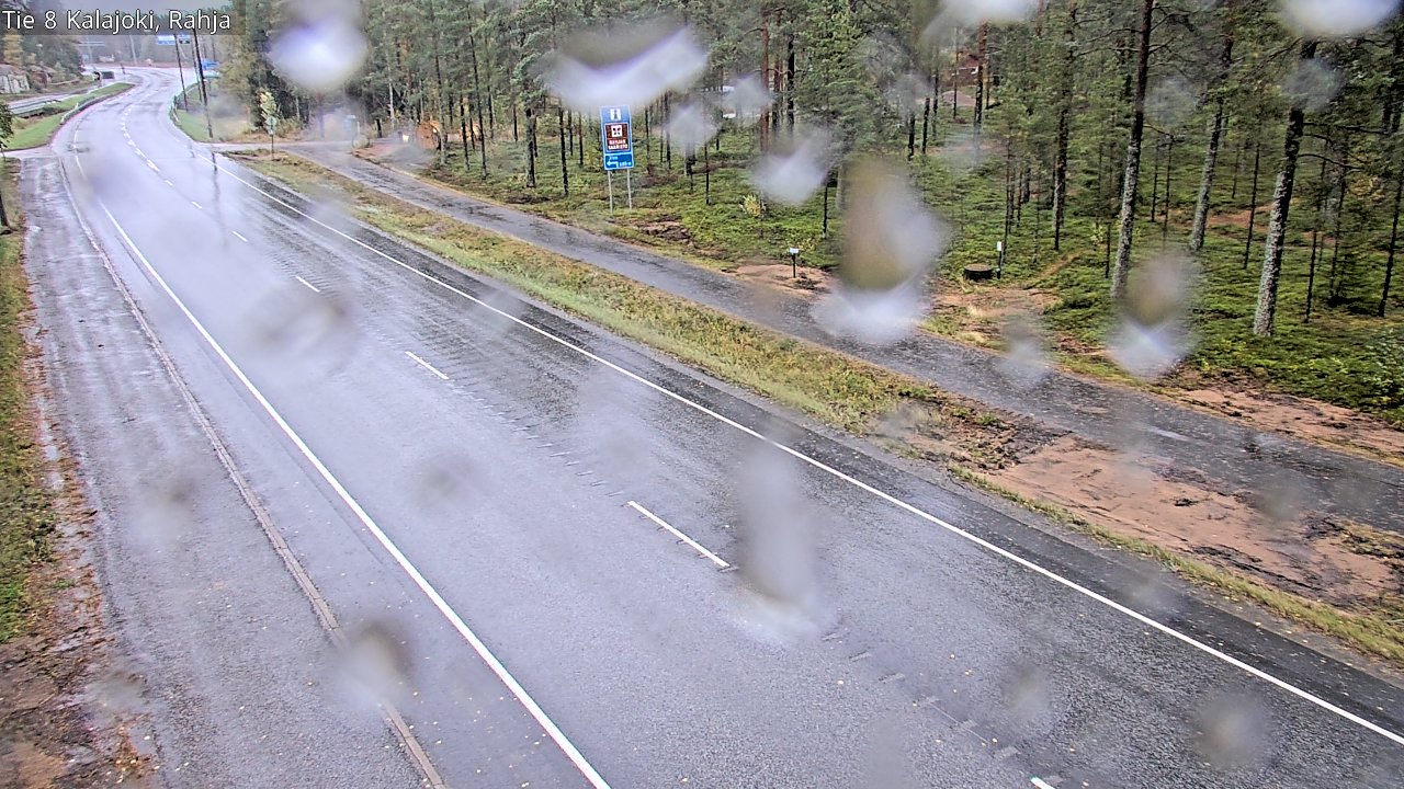 Weather Camera Image Road 8 Kalajoki, Rahja, Kalajoki, Pohjois-Pohjanmaa