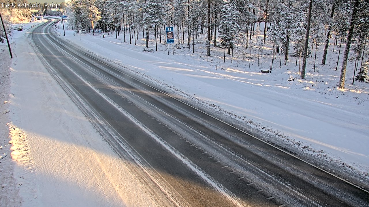 Weather Camera Image Väg 8 Kalajoki, Rahja, Kalajoki, Pohjois-Pohjanmaa