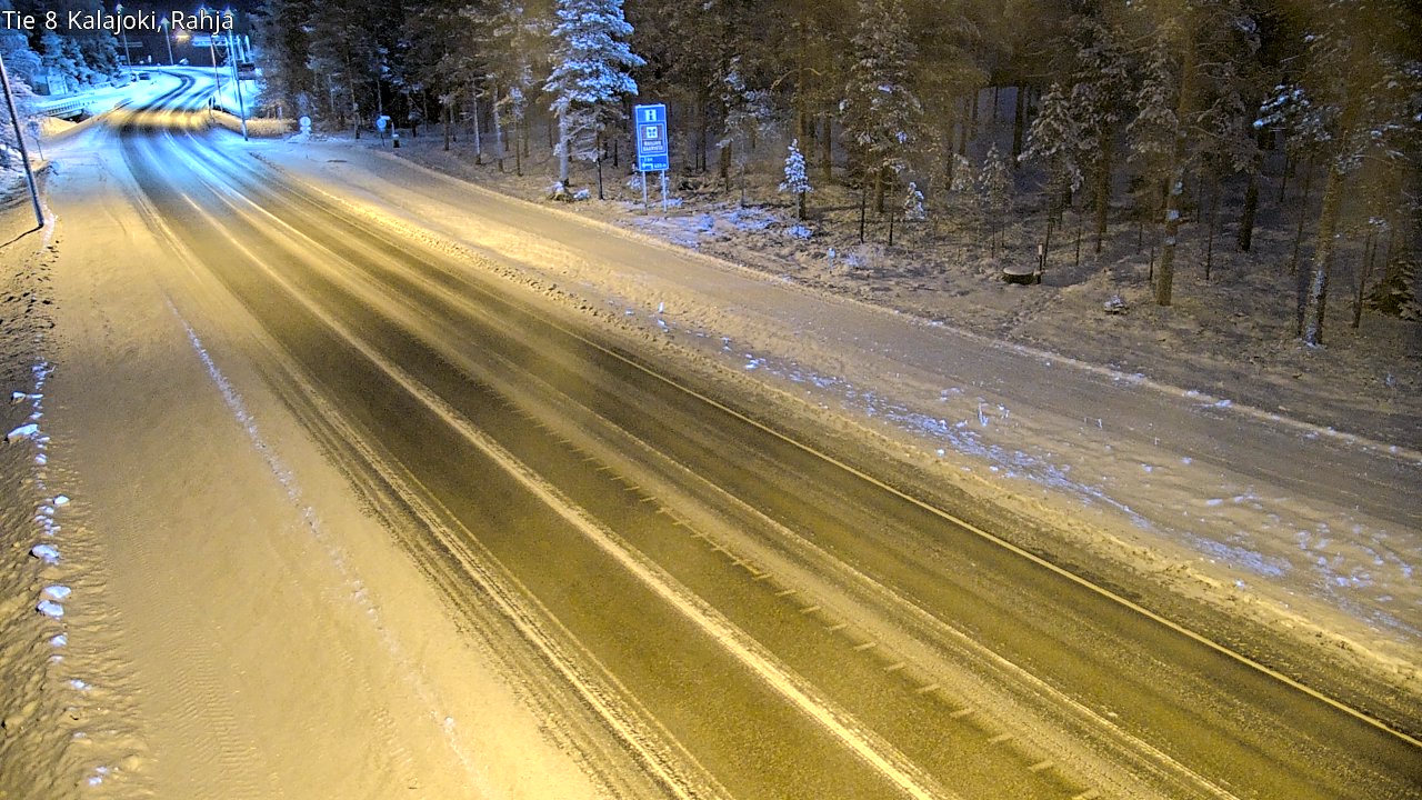 Weather Camera Image Väg 8 Kalajoki, Rahja, Kalajoki, Pohjois-Pohjanmaa