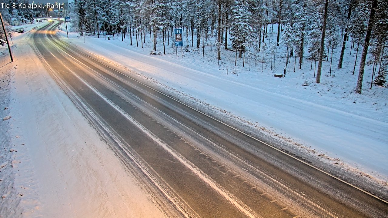 Weather Camera Image Väg 8 Kalajoki, Rahja, Kalajoki, Pohjois-Pohjanmaa