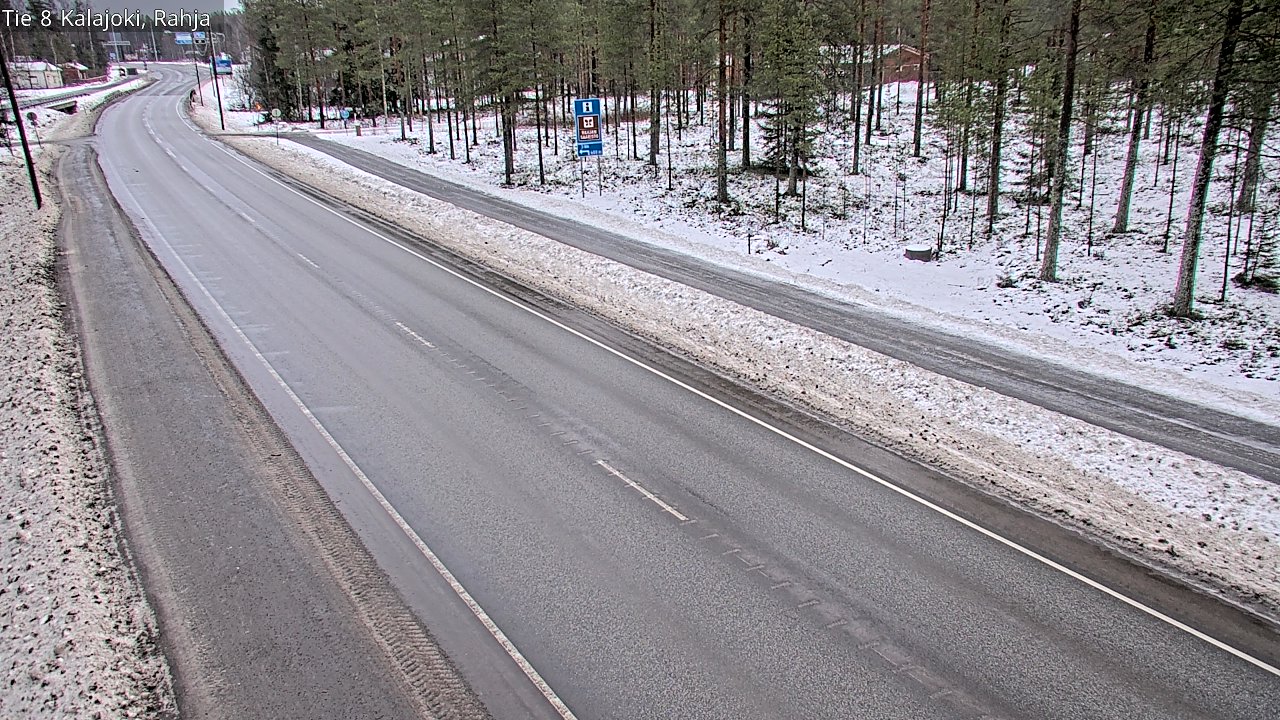 Weather Camera Image Road 8 Kalajoki, Rahja, Kalajoki, Pohjois-Pohjanmaa