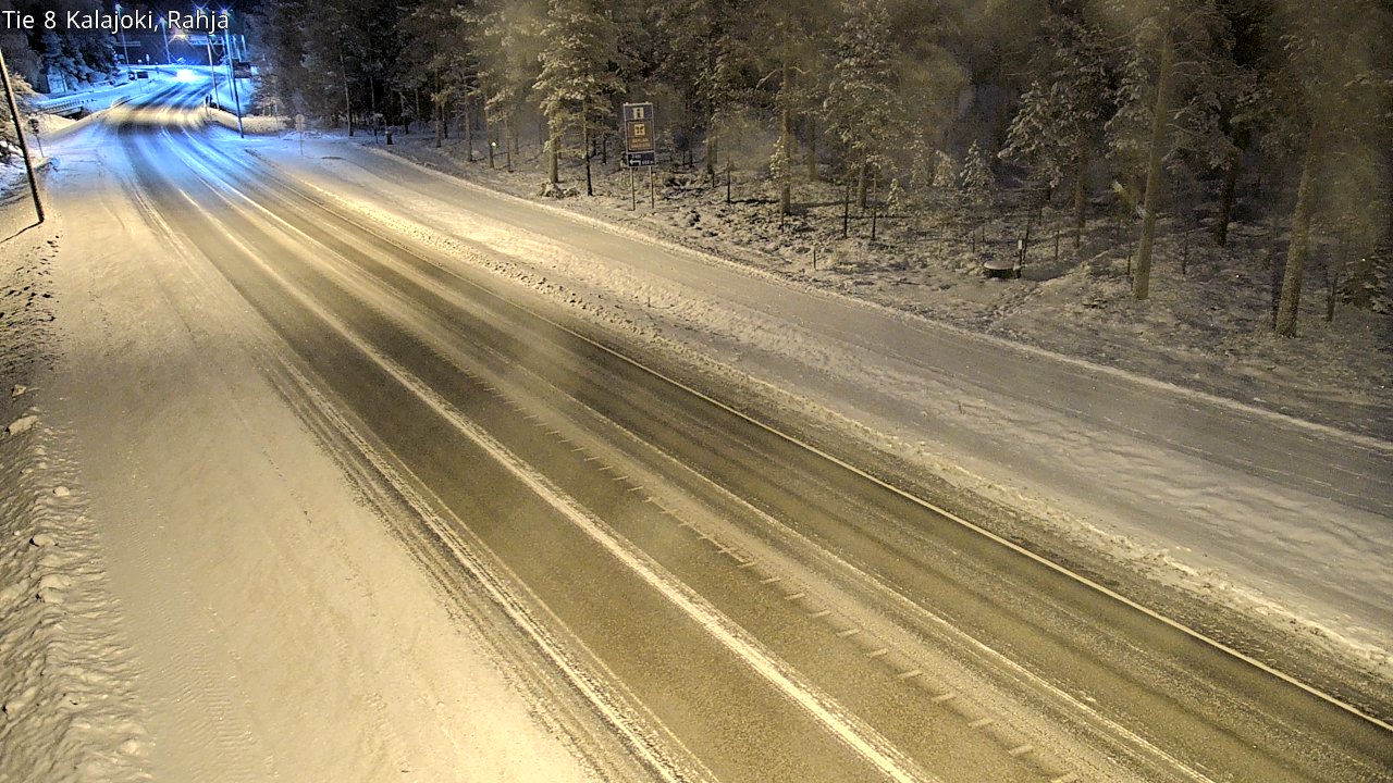 Weather Camera Image Väg 8 Kalajoki, Rahja, Kalajoki, Pohjois-Pohjanmaa