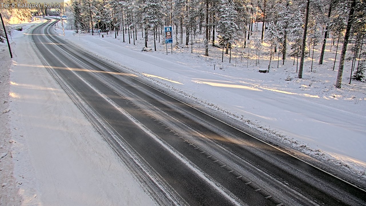 Weather Camera Image Väg 8 Kalajoki, Rahja, Kalajoki, Pohjois-Pohjanmaa