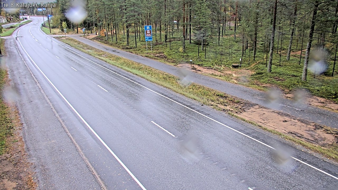 Weather Camera Image Road 8 Kalajoki, Rahja, Kalajoki, Pohjois-Pohjanmaa