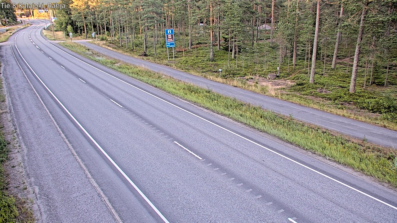 Kelikamerat Kuva Tie 8 Kalajoki, Rahja, Kalajoki, Pohjois-Pohjanmaa