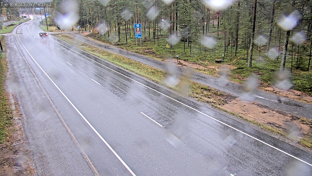 Weather Camera Image Road 8 Kalajoki, Rahja, Kalajoki, Pohjois-Pohjanmaa