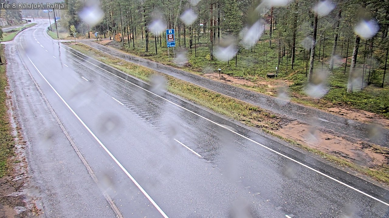 Weather Camera Image Road 8 Kalajoki, Rahja, Kalajoki, Pohjois-Pohjanmaa