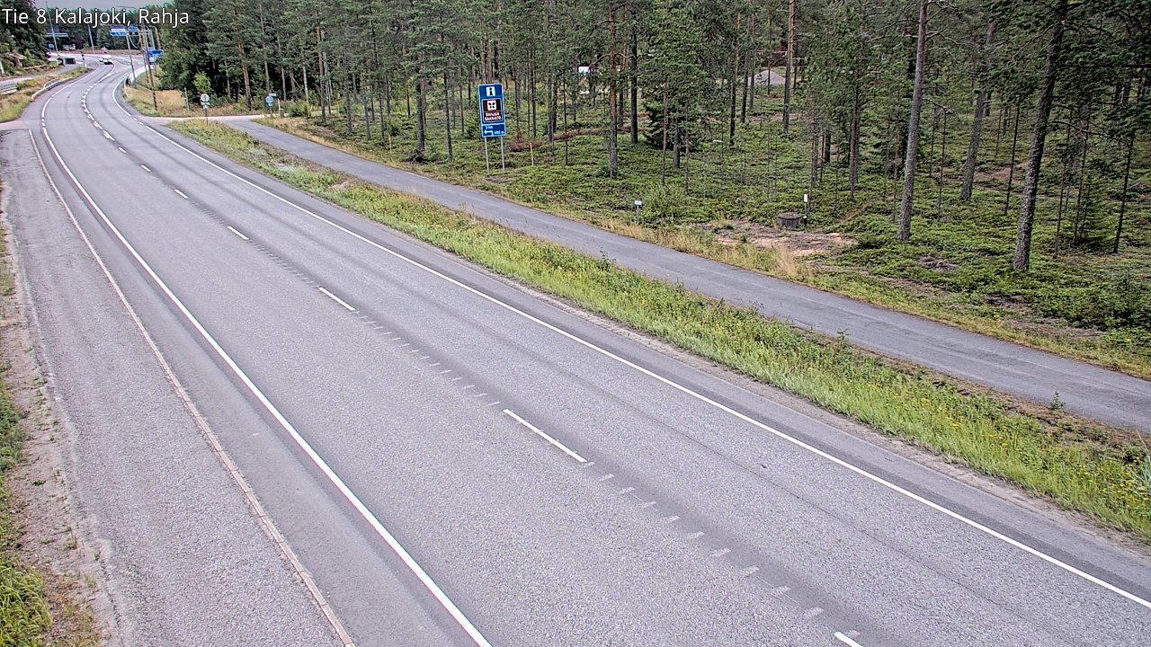 Weather Camera Image Road 8 Kalajoki, Rahja, Kalajoki, Pohjois-Pohjanmaa