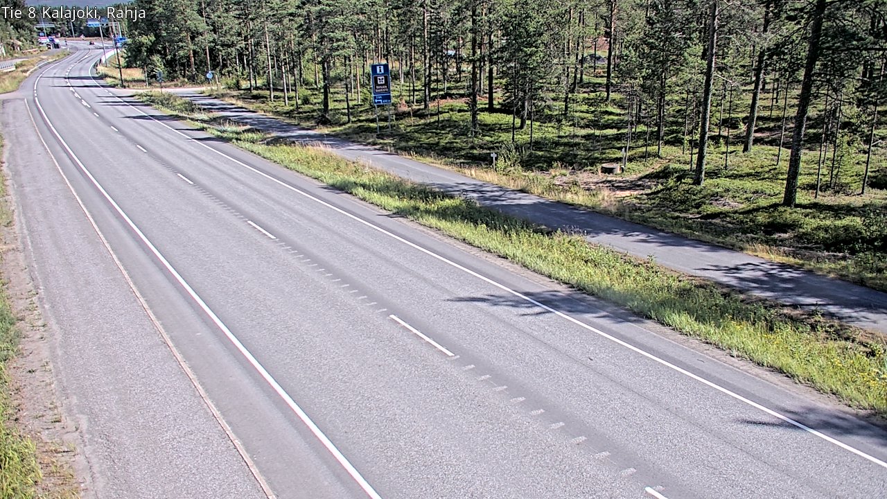 Kelikamerat Kuva Tie 8 Kalajoki, Rahja, Kalajoki, Pohjois-Pohjanmaa