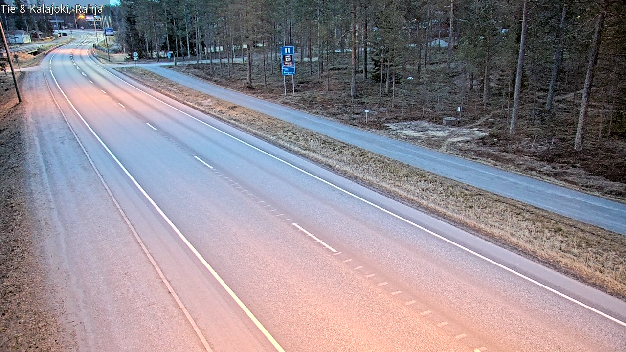 Weather Camera Image Väg 8 Kalajoki, Rahja, Kalajoki, Pohjois-Pohjanmaa
