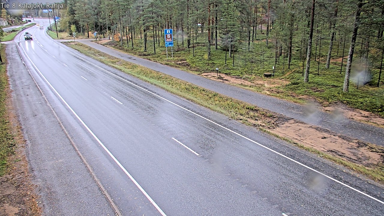 Weather Camera Image Road 8 Kalajoki, Rahja, Kalajoki, Pohjois-Pohjanmaa