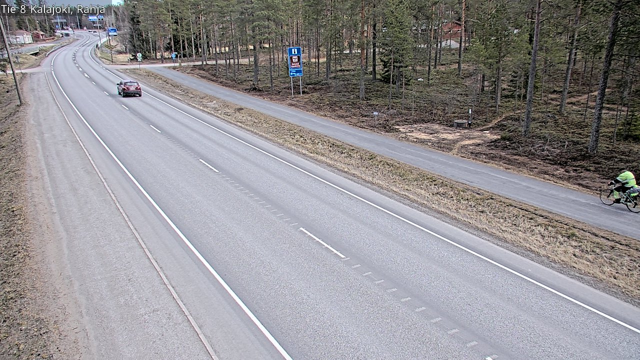 Weather Camera Image Road 8 Kalajoki, Rahja, Kalajoki, Pohjois-Pohjanmaa