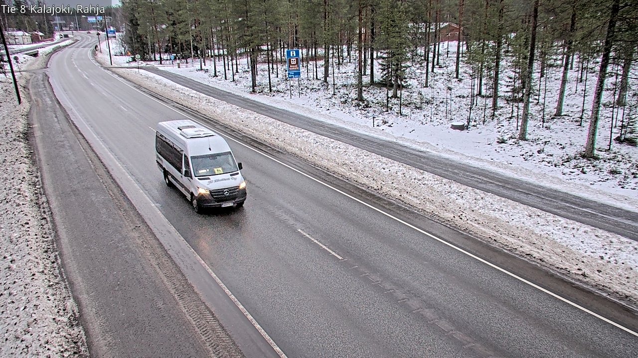 Weather Camera Image Road 8 Kalajoki, Rahja, Kalajoki, Pohjois-Pohjanmaa